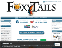 Tablet Screenshot of foxy-tails.co.uk